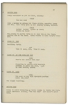 Moe Howard's 32pp. Script Dated October 1936 for The Three Stooges Film ''Grips, Grunts and Groans'' -- Some Red Gummy Adhesion to Front Cover, Else Very Good Condition